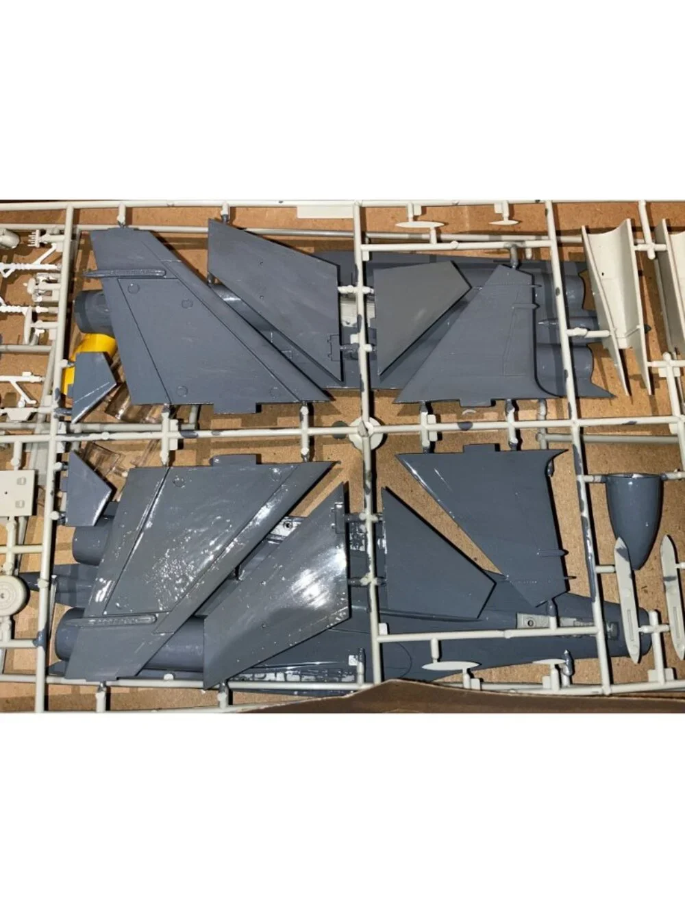 Vintage 1989 Revell Su-27 Flanker Soviet Jet Fighter Plastic Model Kit 1/72